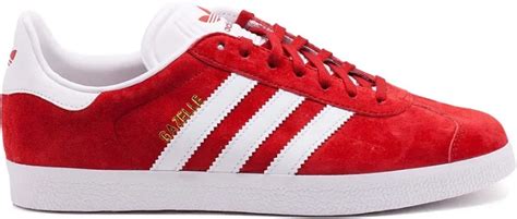 adidas originals gazelle heren wit rood